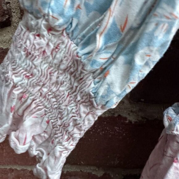 Stellah $225 SK8514 Floral Multi Color Flounce Dress sz large NEW - Picture 6 of 7